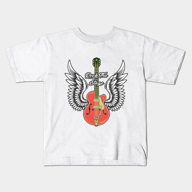 Rock The Stage Kids T-Shirt by AttireCafe